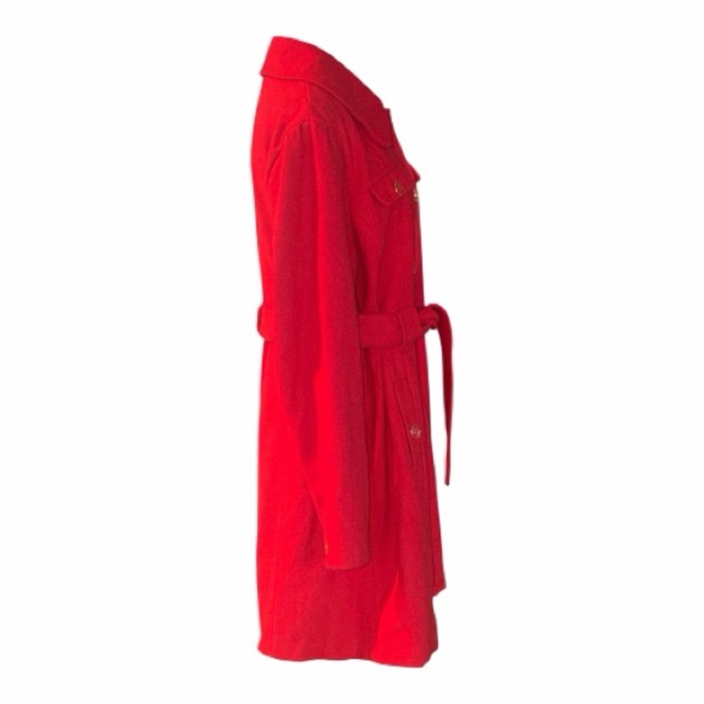 New York & Company Vibrant Red Belted Jacket Size XL NWT - Picture 2 of 9